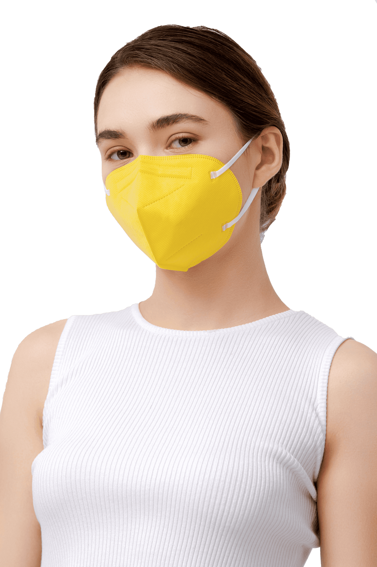 INOPT KN95 Masks Individually WrappedYellowBox of 50