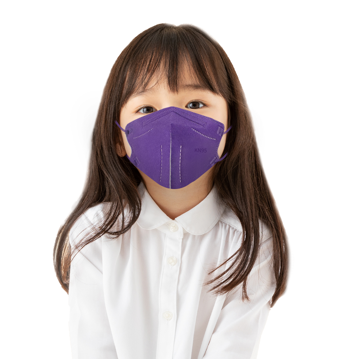 INOPT KN95 Masks for KidsIndividually WrappedPurpleBox of 50